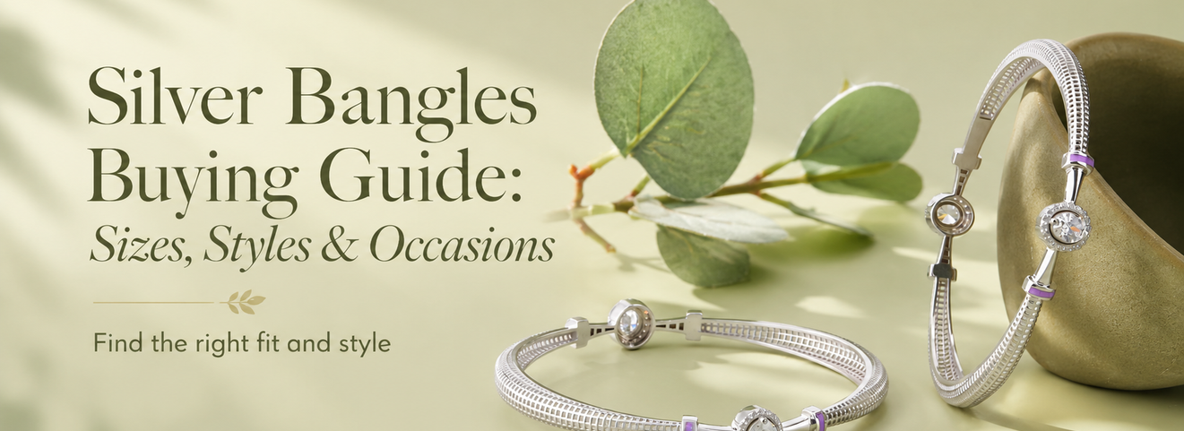 Silver bangles buying guide sizes styles occasions