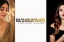 Elegant 925 silver jewellery for weddings and festive occasions earrings, rings, bracelets, and pendants