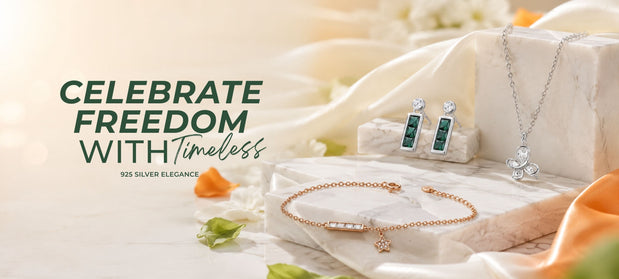 Independence day 2026 tricolour silver jewellery