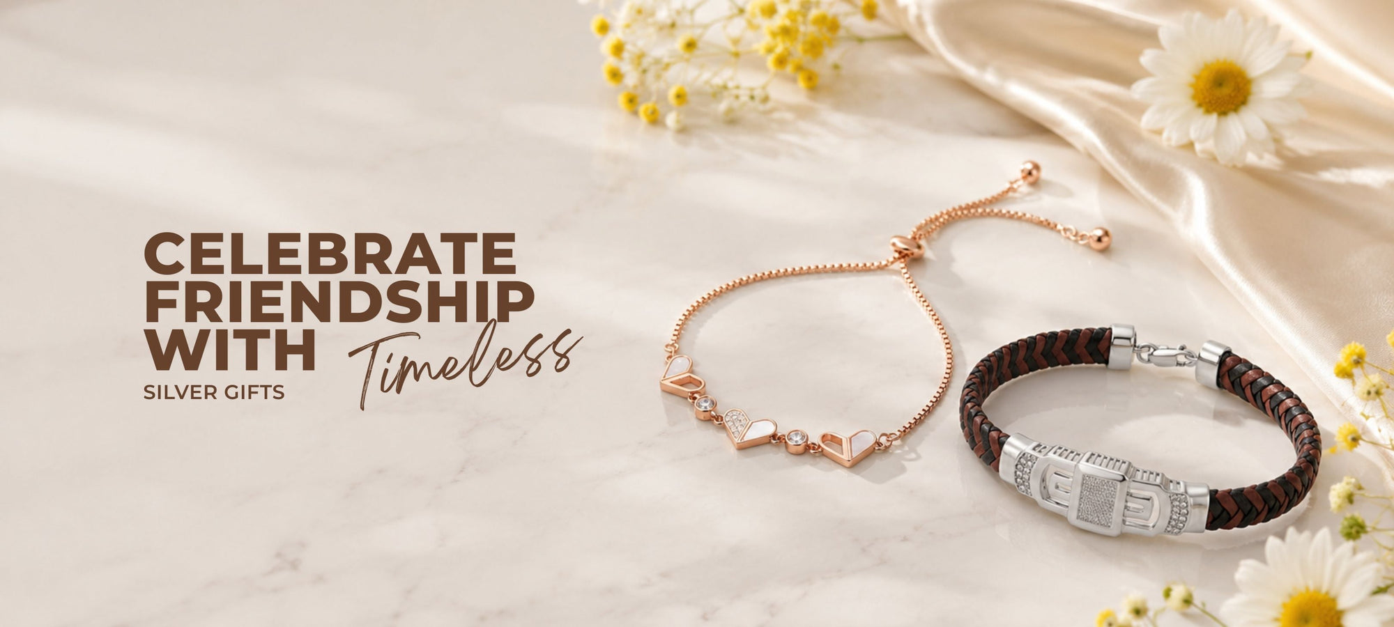 Best silver friendship bracelets gifts