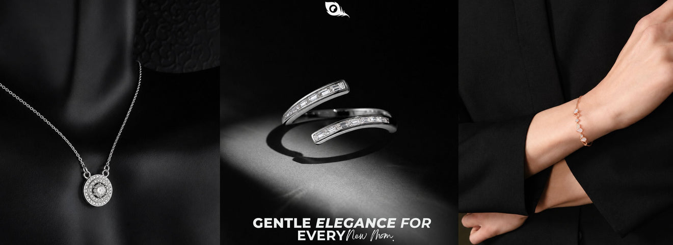 Silver jewellery new mom's safe stylish gentle
