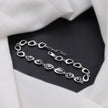Teardrop CZ Motif 925 Sterling Silver Bracelet for Women