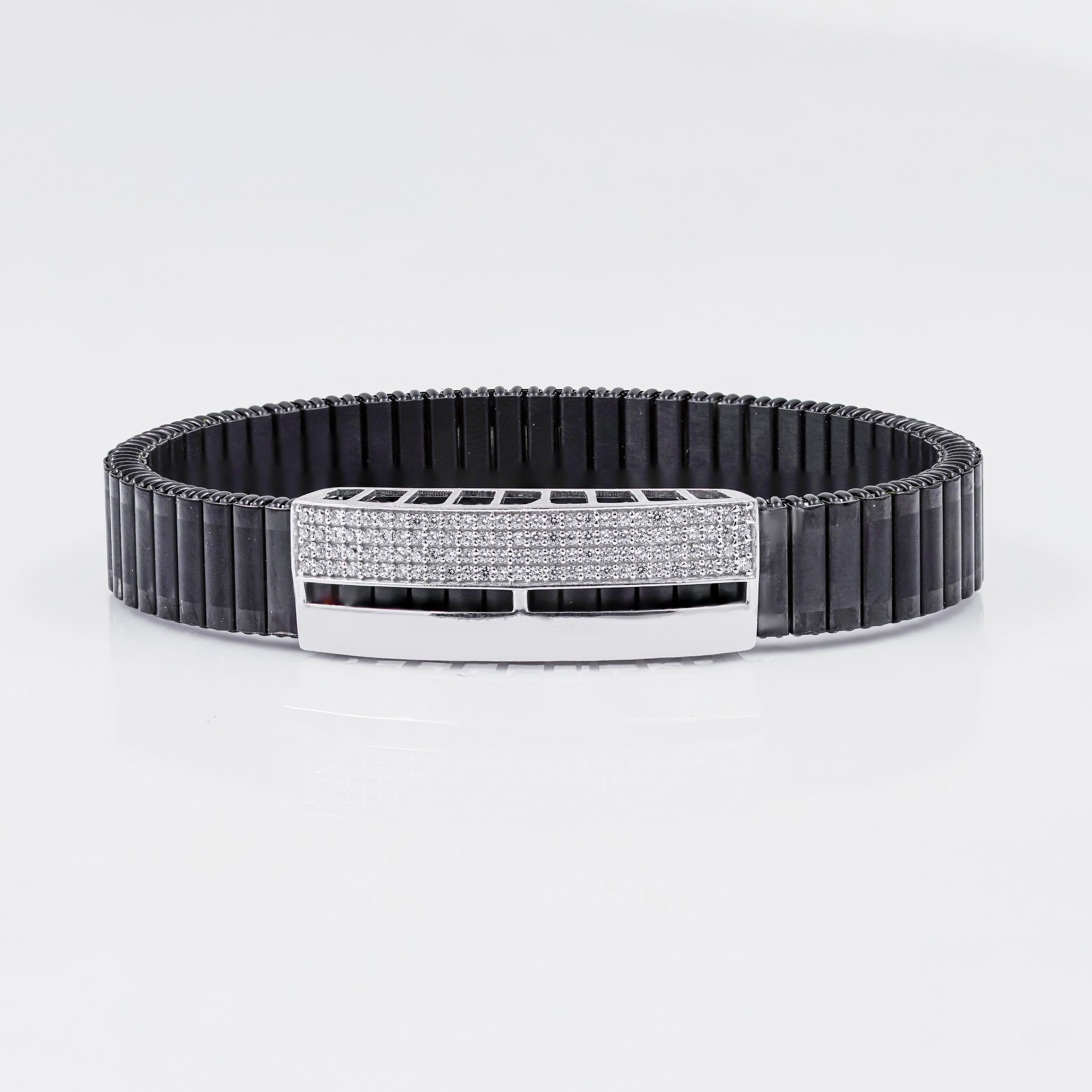 Royal Crest Rolex-Style 925 Sterling Silver Bracelet for Men