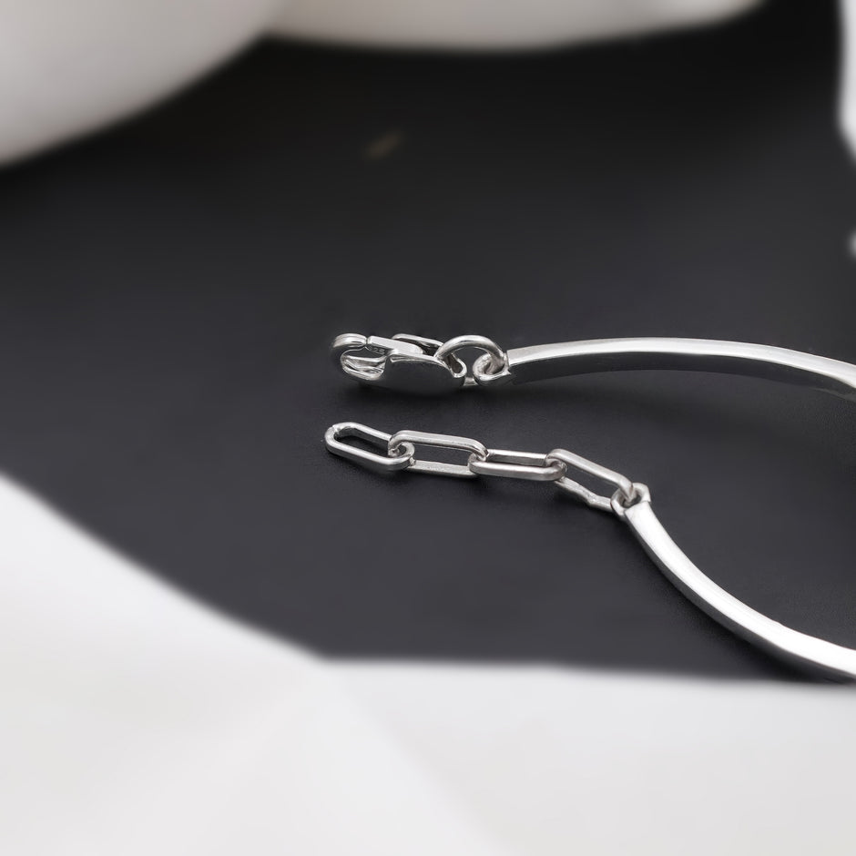 Infinity Design CZ 925 Sterling Silver Bracelet for Women