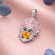 Divine Hanuman Ji Pendant – 925 Sterling Silver Men's Pendant.