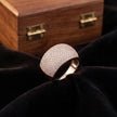 Rose Gold Dome CZ Ring for Men