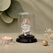 Shree Ganesha Pure Silver Idol with Display Dome