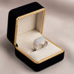 Silver Square CZ 925 Sterling Silver Ring for Men