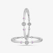 Aura Sparkle 925 Silver Mesh Bangle for Women