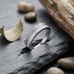 Baguette Crown CZ Band Ring – 925 Sterling Silver Ring for Women