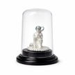 Bajrangbali Idol Silver Murti with Glass Dome