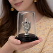Balaji Ji Silver Idol with Glass Dome