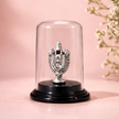Balaji Ji Silver Idol with Glass Dome