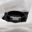 Black Majesty Diamond CZ 925 Sterling Silver Rolex Bracelet for Men