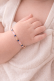 Blush Bead Harmony 925 Sterling Silver Rose Gold Kid's Bracelet