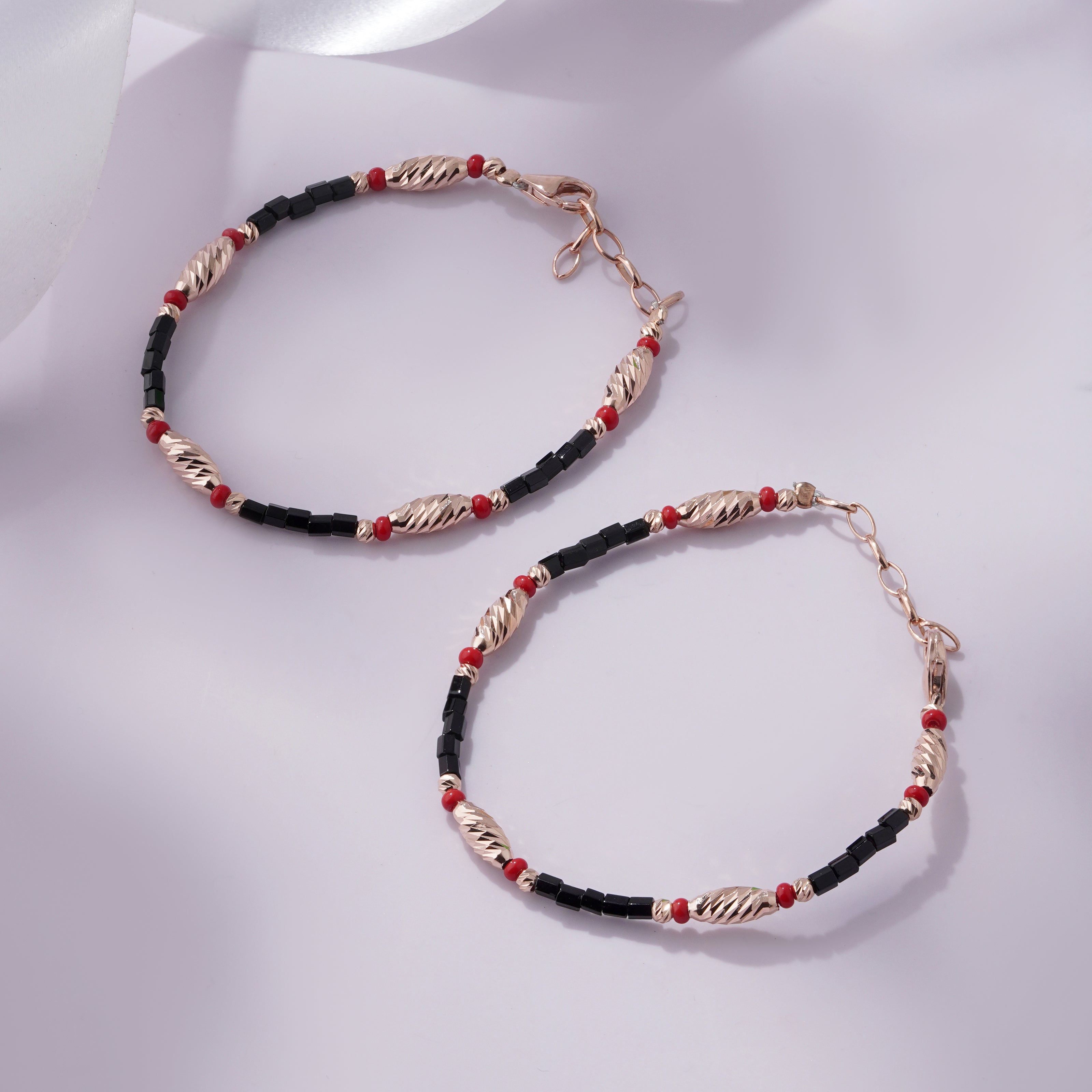 Bold Harmony 925 Sterling Silver Rose Gold Kid's Bracelet