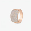 Rose Gold Dome CZ Ring for Men