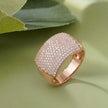 Rose Gold Dome CZ Ring for Men
