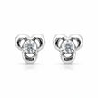 Bow Knot Diamond 925 Sterling Silver Stud Earrings for Women