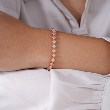 Butterfly Design Diamond Adjustable Bracelet for Women