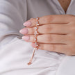 Butterfly Charm Diamond Adjustable Rose Gold Bracelet for Women