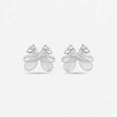 Butterfly 925 silver stud earrings