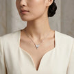Butterfly Diamond 925 Sterling Silver Pendant Chain for Women