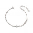 Celestial Star Charm 925 Sterling Silver Bracelet for Women