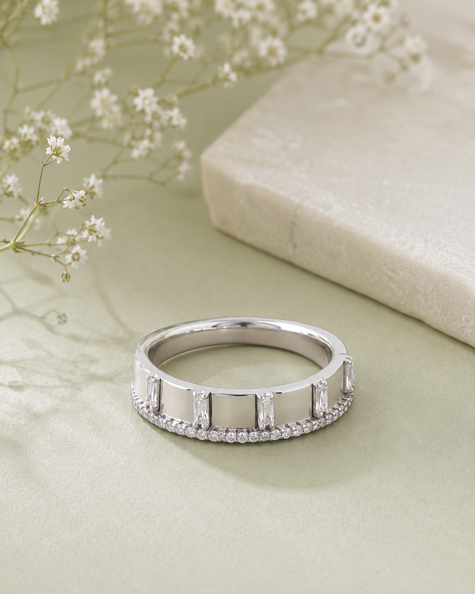 Simple Diamond Ring