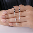 Classic Silver Beaded 925 Sterling Silver Mangalsutra for Women