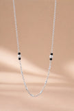 Classic Silver Beaded 925 Sterling Silver Mangalsutra for Women