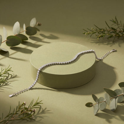 Classic Tennis Diamond Adjustable Bracelet for Women