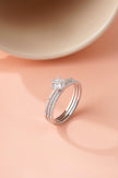 Silver Ring With Dimond 