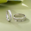 Men’s Sterling Silver Ring with Black Line Detail