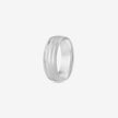 Modern Classic Pattern 925 Sterling Silver Couple Band for Men