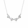 Clover Diamond 925 Sterling Silver Pendant Chain for Women