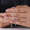 Delicate Bead with Leaf Pendant 925 Sterling Silver Mangalsutra for Women