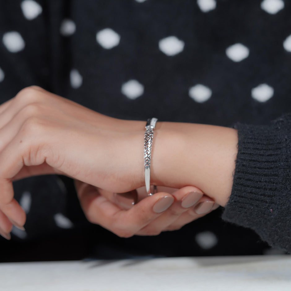Minimal Shine 925 Sterling Silver Bracelet for Women