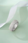 Dazzling Elegance Design 925 Sterling Silver Couple Band for Men