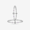 Aura Sparkle 925 Silver Mesh Bangle for Women