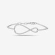 Infinity Design CZ 925 Sterling Silver Bracelet for Women
