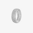 925 Sterling Silver Pave CZ Ring for Men