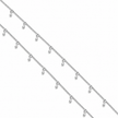 Dewdrop Silver Charm Anklet