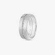 Men’s 925 Sterling Silver Band Ring with Diamond-Cut Beaded Texture