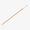 Diamond Bloom Link Bracelet in 925 Sterling Silver Rose Gold  Bracelet for Women