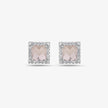 Diamond Glow Square CZ Stud Earrings