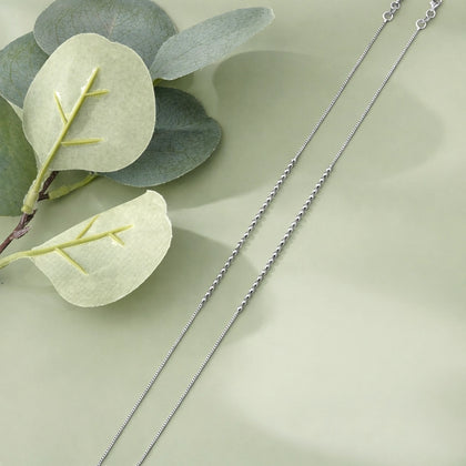 Diamond Mist Multi-Layer 925 Sterling Silver Anklet for Women