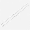 Diamond Sparkle Butterfly 925 Sterling Silver Anklet for Women