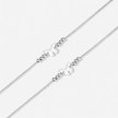 Minimal Butterfly Charm Silver Anklets for Women