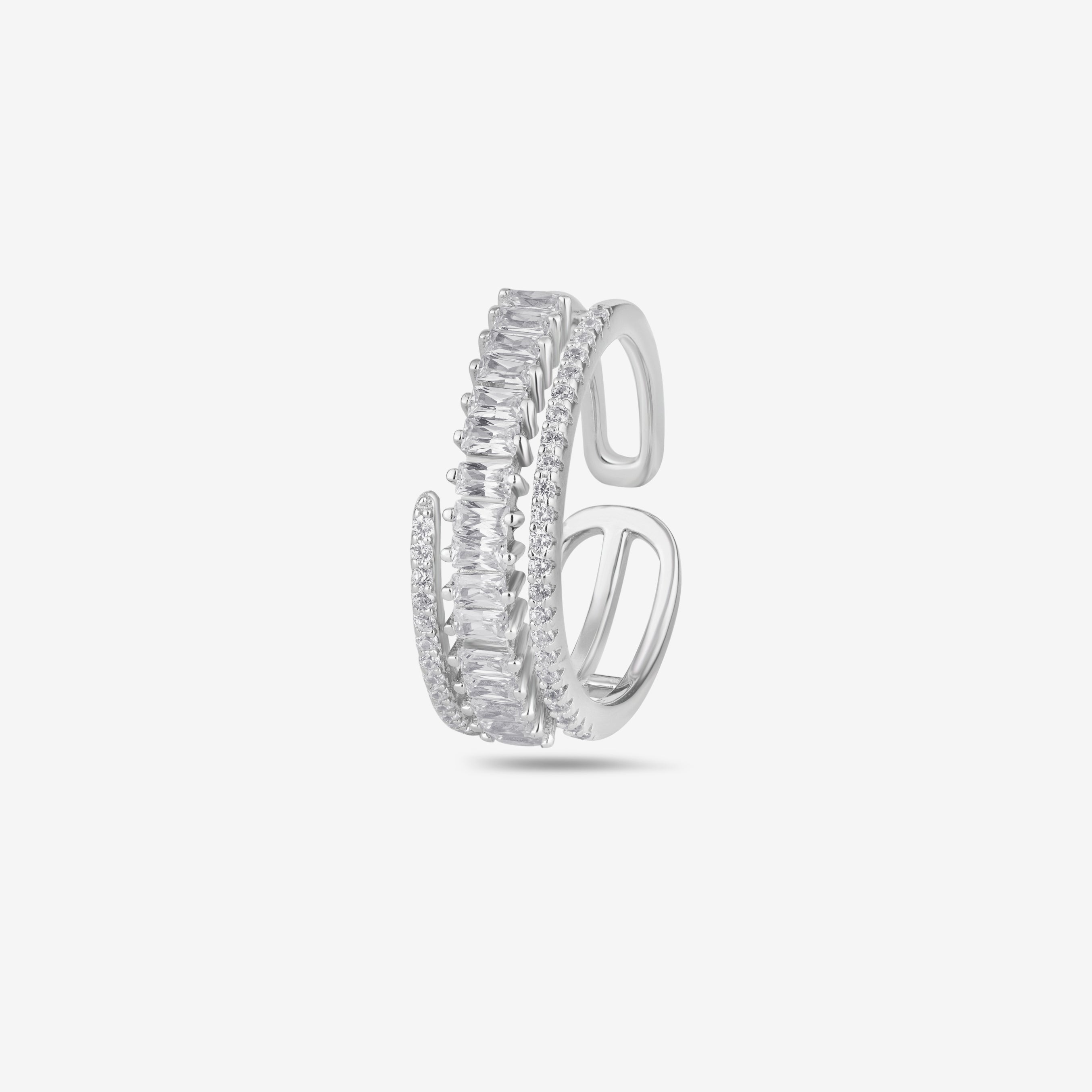 Elegant Diamond Adjustable Ring